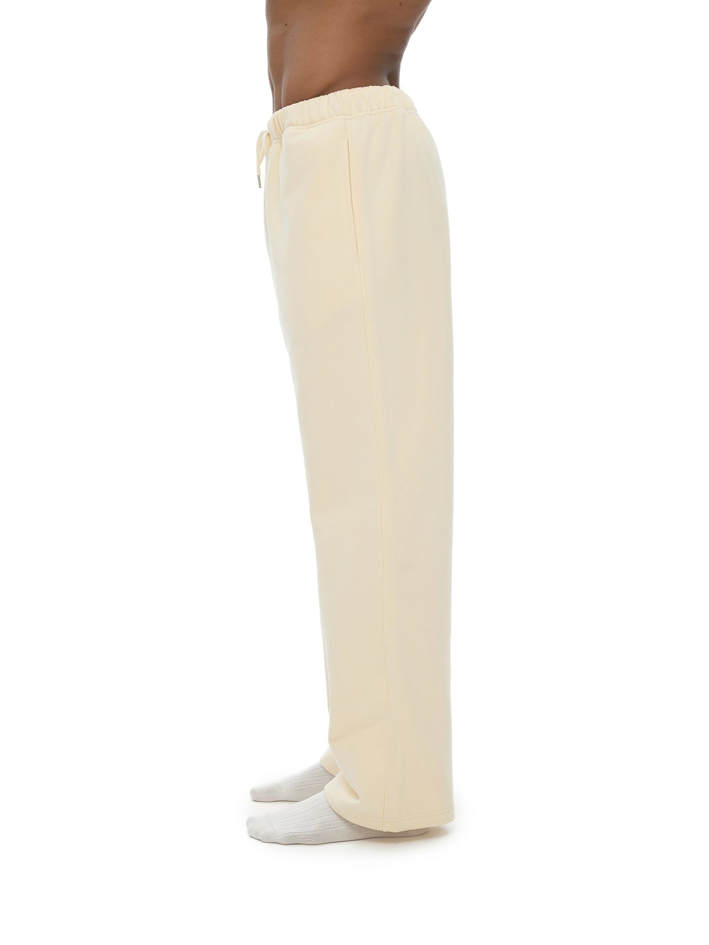 Fleece Lined Straight Leg Pants - 460 GSM