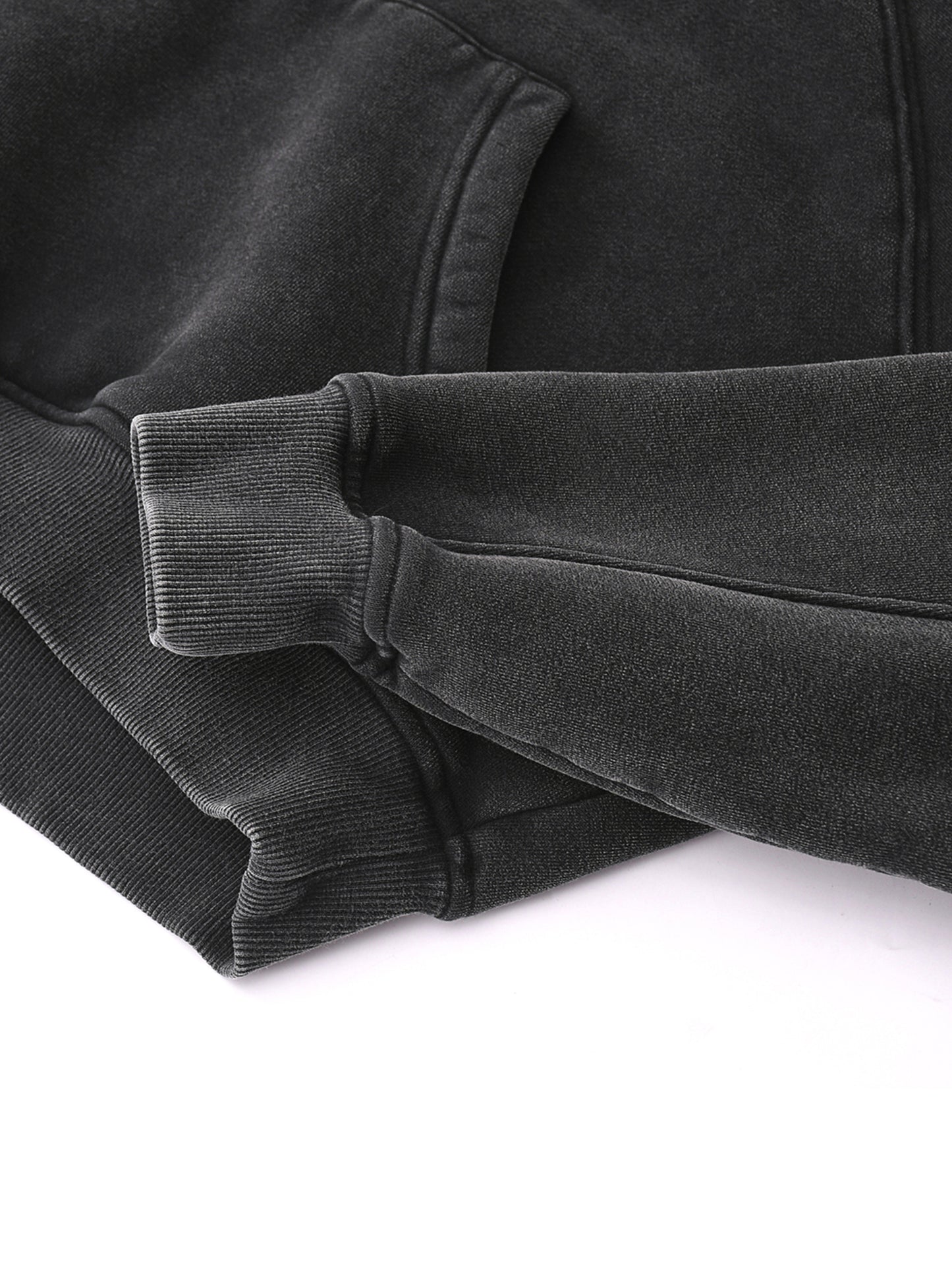 Cropped Zip-Through Hoodie #RU0075