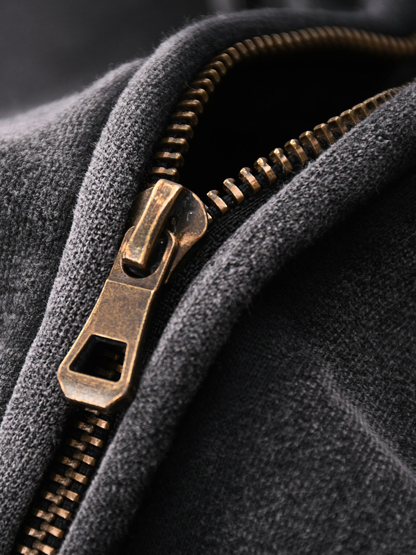 Zip-Through Boxy Hoodie #RU0074