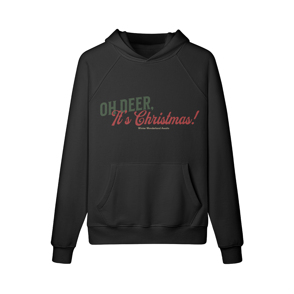 Sudadera navideña con capucha: diseños festivos "Oh, ciervo, ¡es Navidad!" y "Sueños de reno": sudadera navideña acogedora