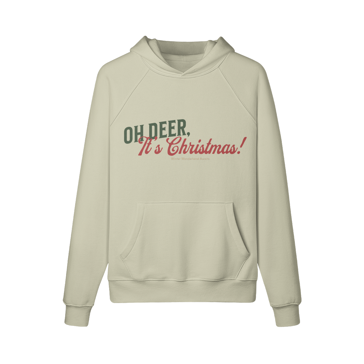 Sudadera navideña con capucha: diseños festivos "Oh, ciervo, ¡es Navidad!" y "Sueños de reno": sudadera navideña acogedora